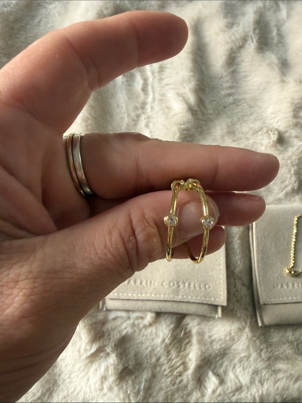Marrin Costello Hoop Earrings and Matching Bracelet - Picture 5 of 8
